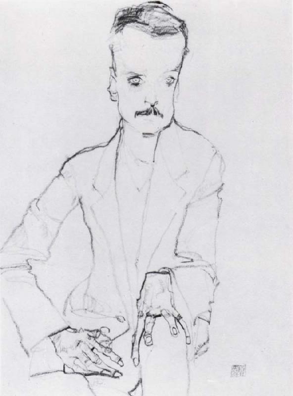 Egon Schiele Portrait of eduard kosmack France oil painting art